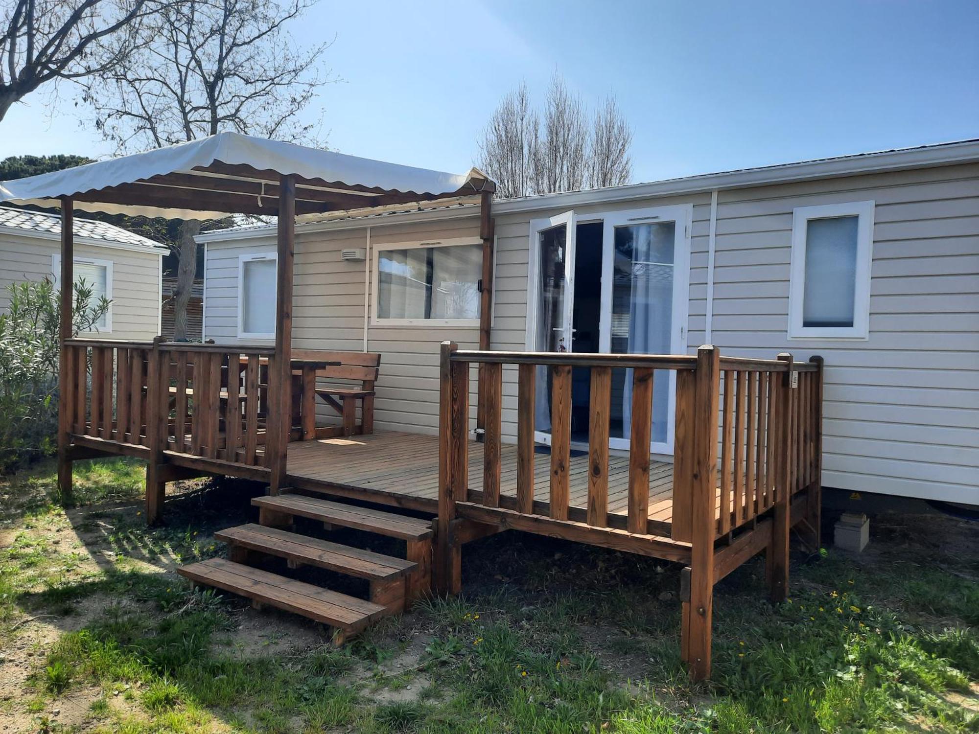 Mobilhome Clim La Falaise 4 Etoiles Narbonne Extérieur photo